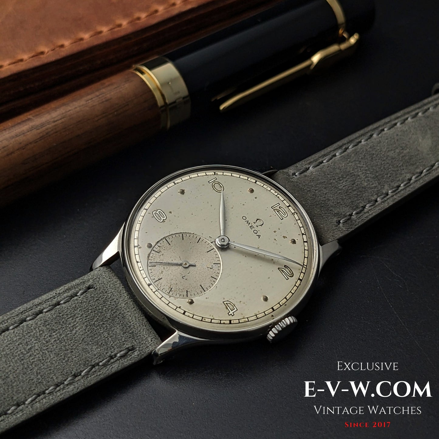 Omega de la Seconde Guerre mondiale (81 ans) | Réf. CK 2317 / 10 | Cal. 30T2PC | Année 1944 | Révisée