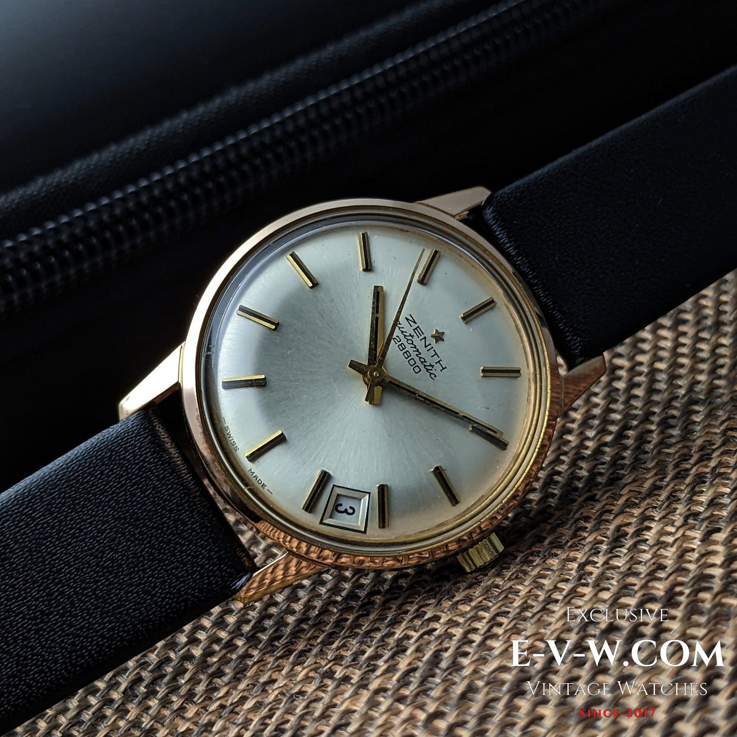 Montre automatique Zenith « 28800 » des années 1970 | Calibre 2562PC | Modèle vintage des années 1970 | Révisée