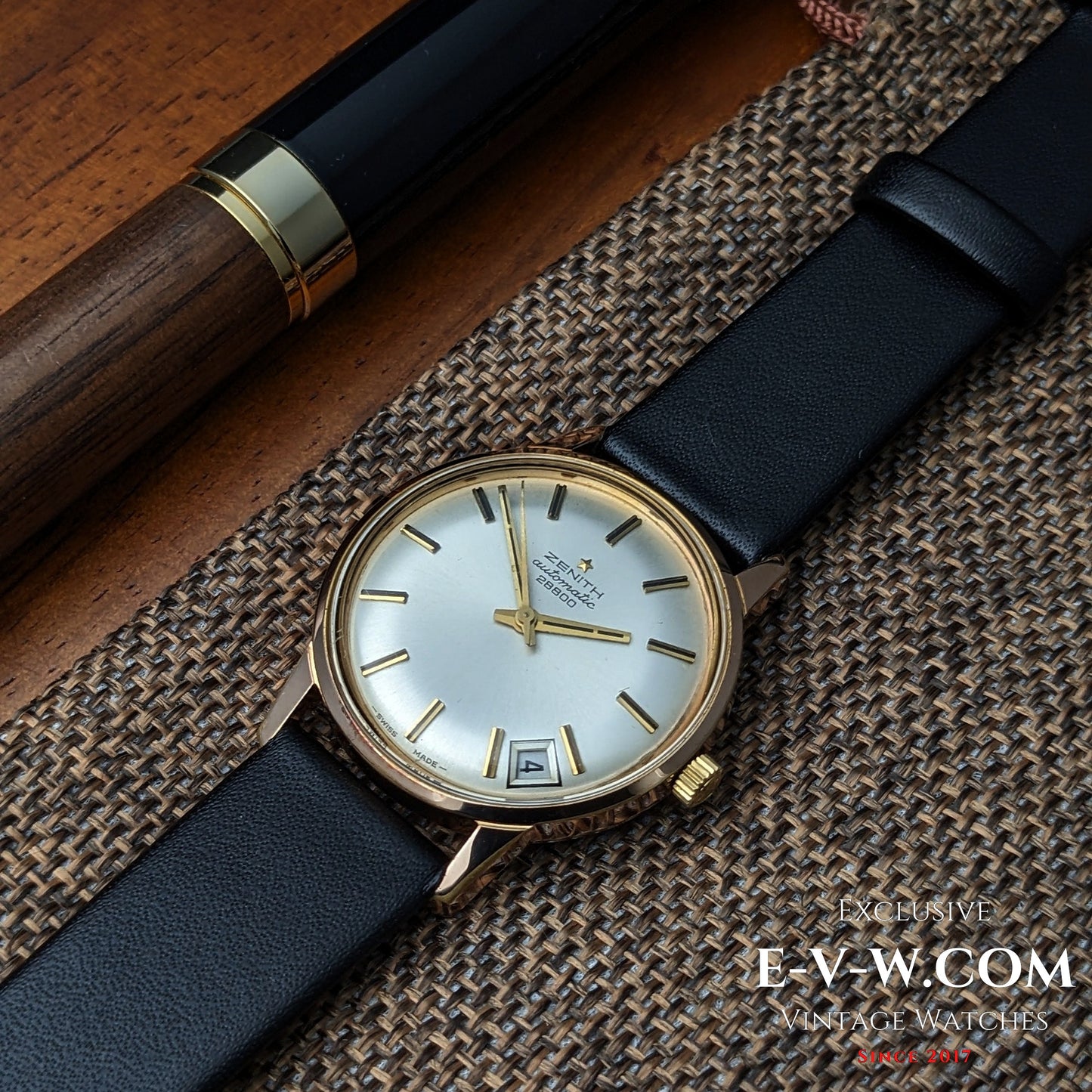 Montre automatique Zenith « 28800 » des années 1970 | Calibre 2562PC | Modèle vintage des années 1970 | Révisée