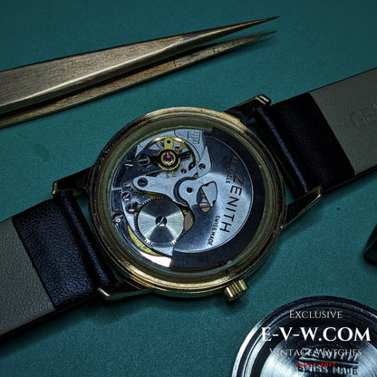 Montre automatique Zenith « 28800 » des années 1970 | Calibre 2562PC | Modèle vintage des années 1970 | Révisée