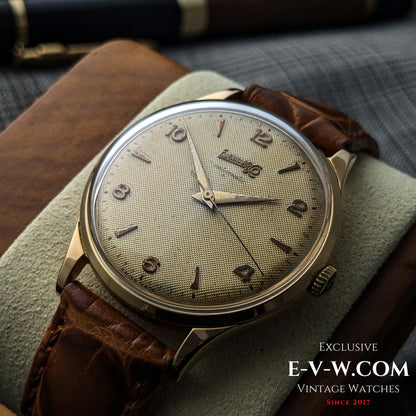 Montre automatique Eberhard &amp; Co en or 18 carats, années 1950 | Réf. 11601 | Cal. 11500 | Modèle vintage des années 1950 | Révisée