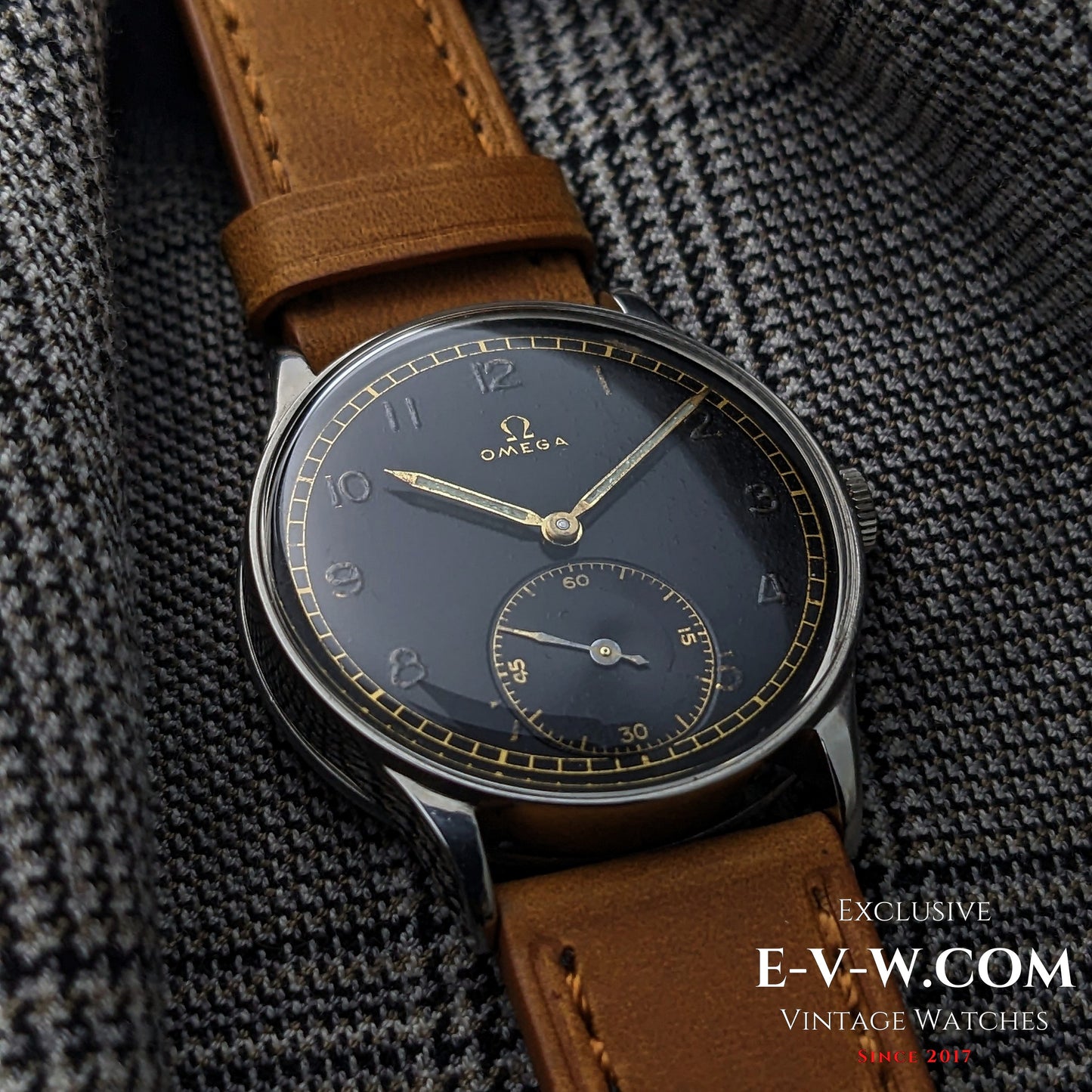 Omega de la Seconde Guerre mondiale (86 ans) | Calibre 26,5 SOB T2 | Année 1939 | Révisée