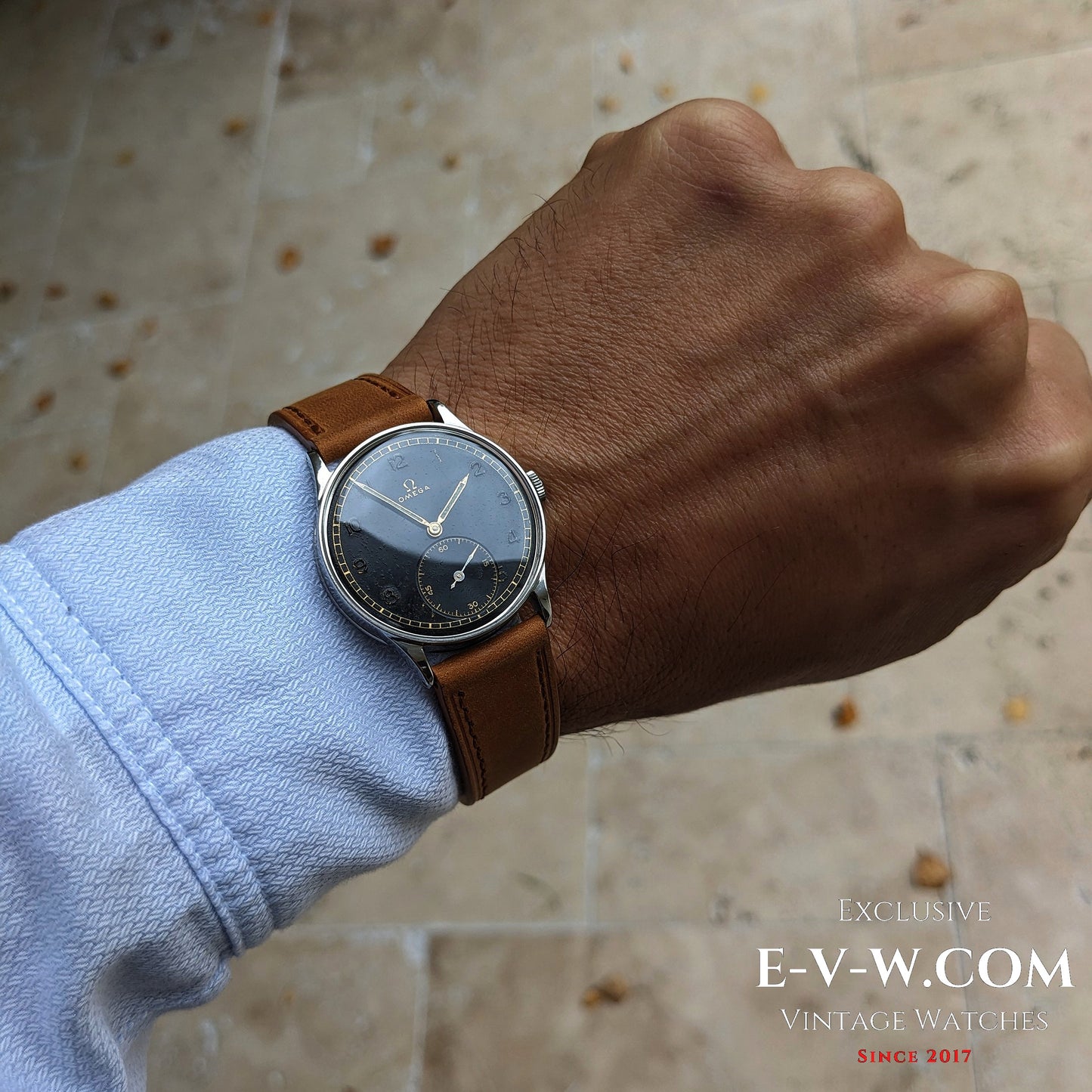 Omega de la Seconde Guerre mondiale (86 ans) | Calibre 26,5 SOB T2 | Année 1939 | Révisée