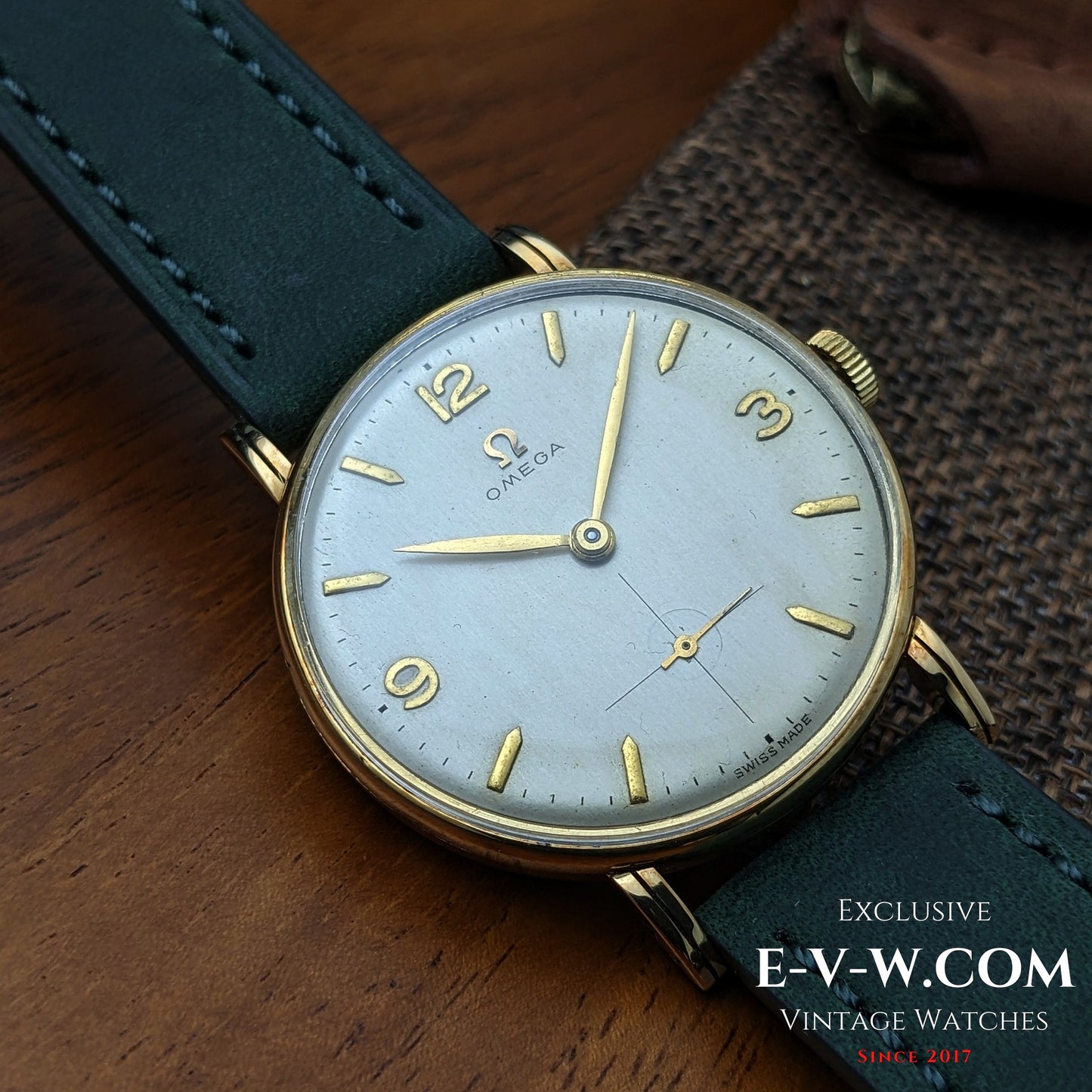 Omega en or 14 carats, 81 ans | Calibre 30T2 PC | Année 1944 | Révisée