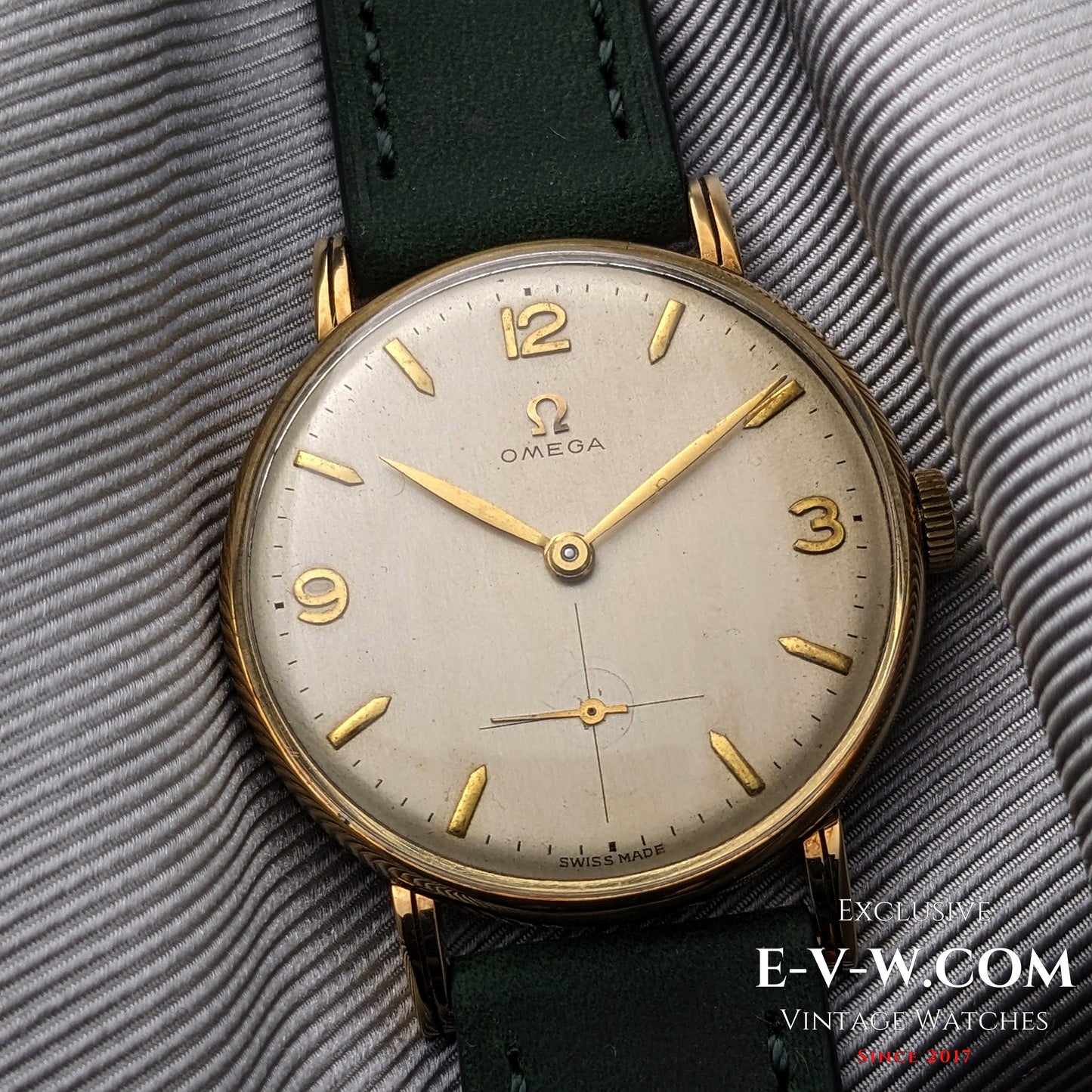 Omega en or 14 carats, 81 ans | Calibre 30T2 PC | Année 1944 | Révisée