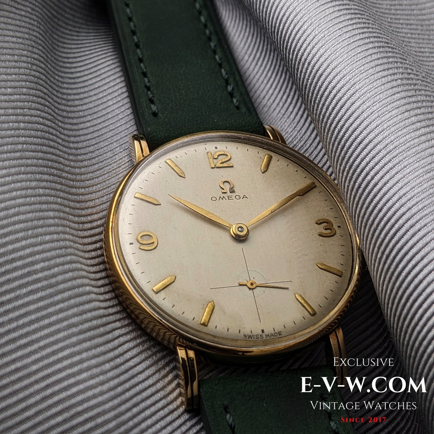 Omega en or 14 carats, 81 ans | Calibre 30T2 PC | Année 1944 | Révisée