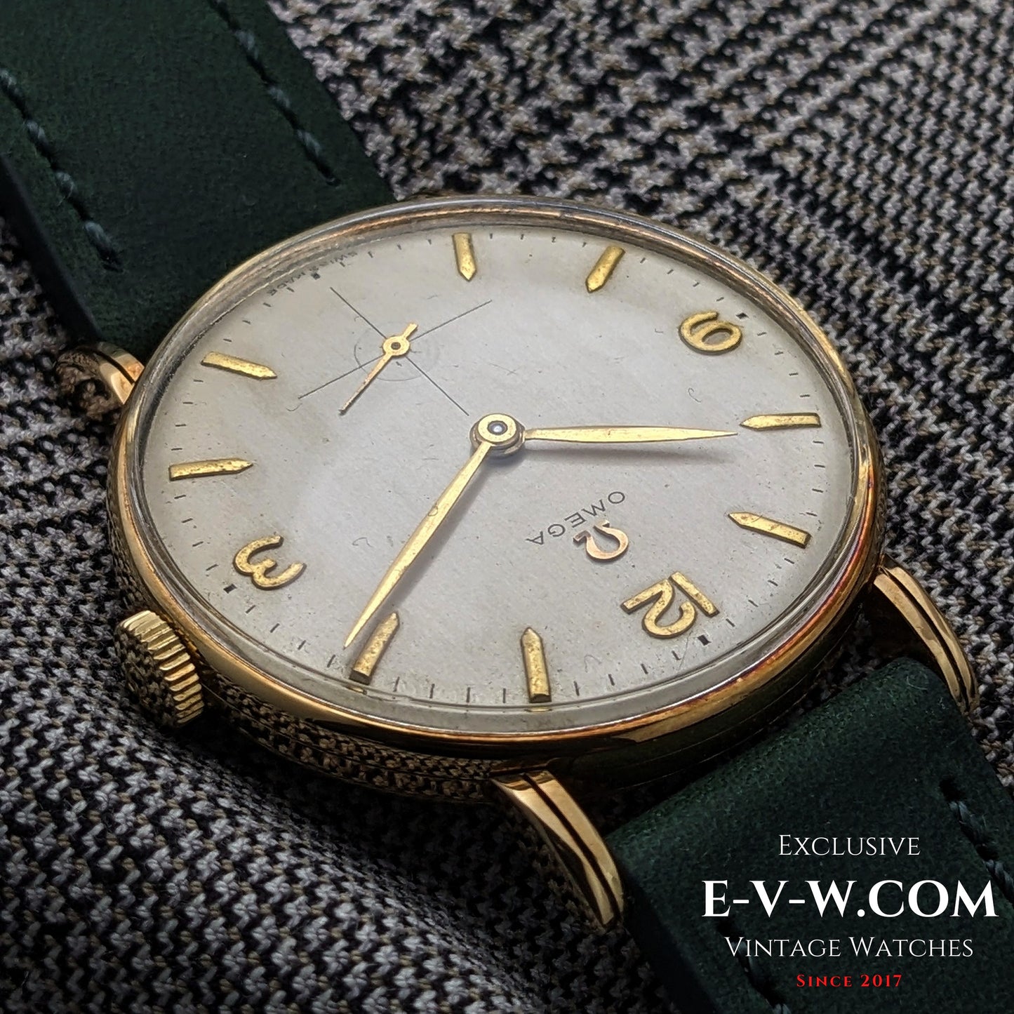 Omega en or 14 carats, 81 ans | Calibre 30T2 PC | Année 1944 | Révisée
