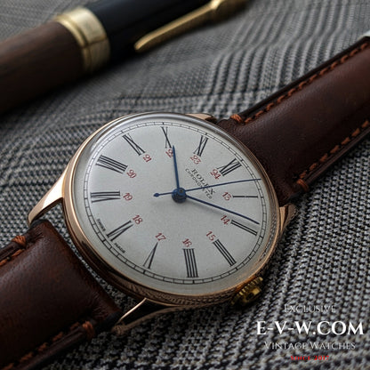 Un chronomètre Rolex ancien exceptionnellement rare, datant d'avant l'ère Oyster / Cal. 530 / Réf. 4139 – Or 14 carats (vers 1943-1946) 