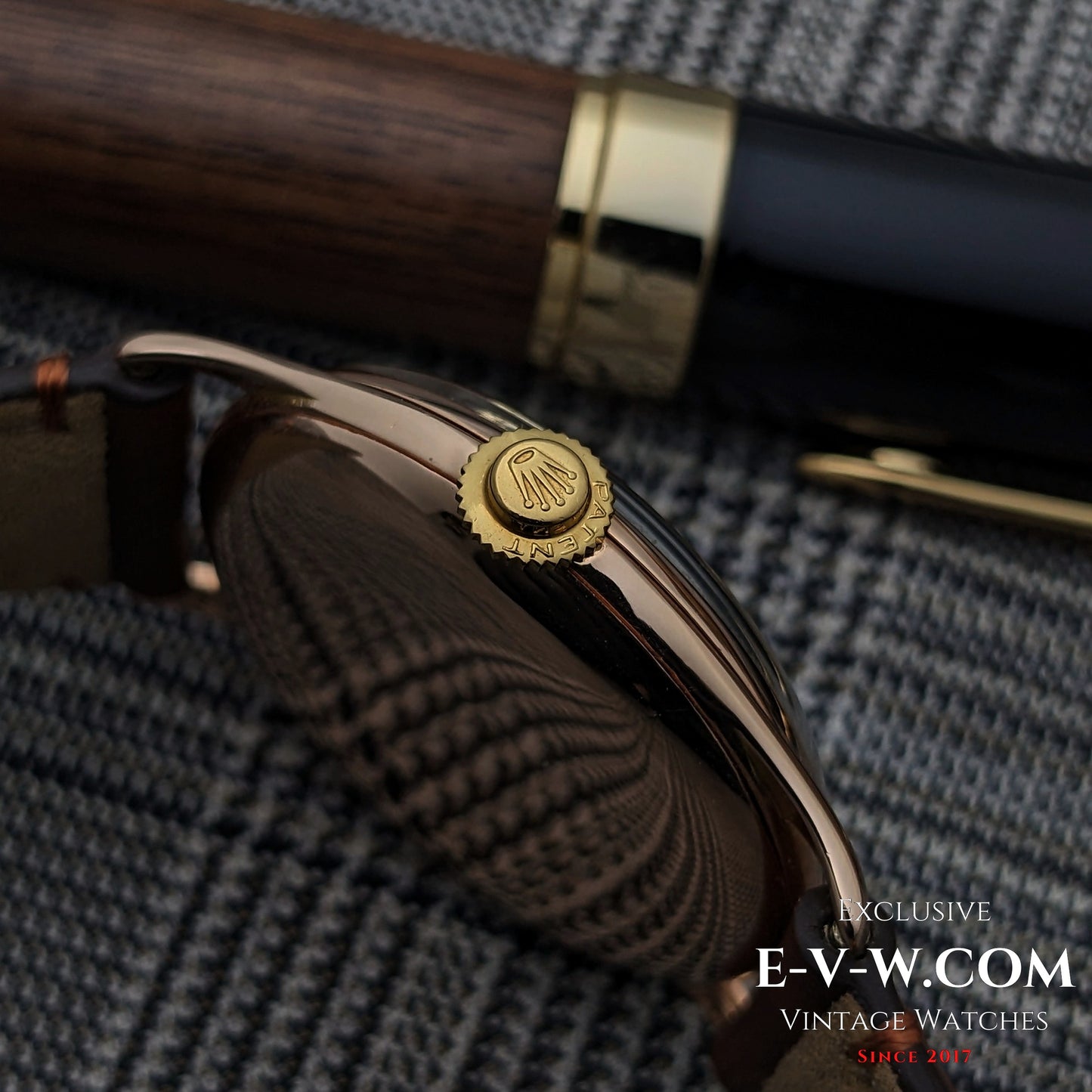 Un chronomètre Rolex ancien exceptionnellement rare, datant d'avant l'ère Oyster / Cal. 530 / Réf. 4139 – Or 14 carats (vers 1943-1946) 