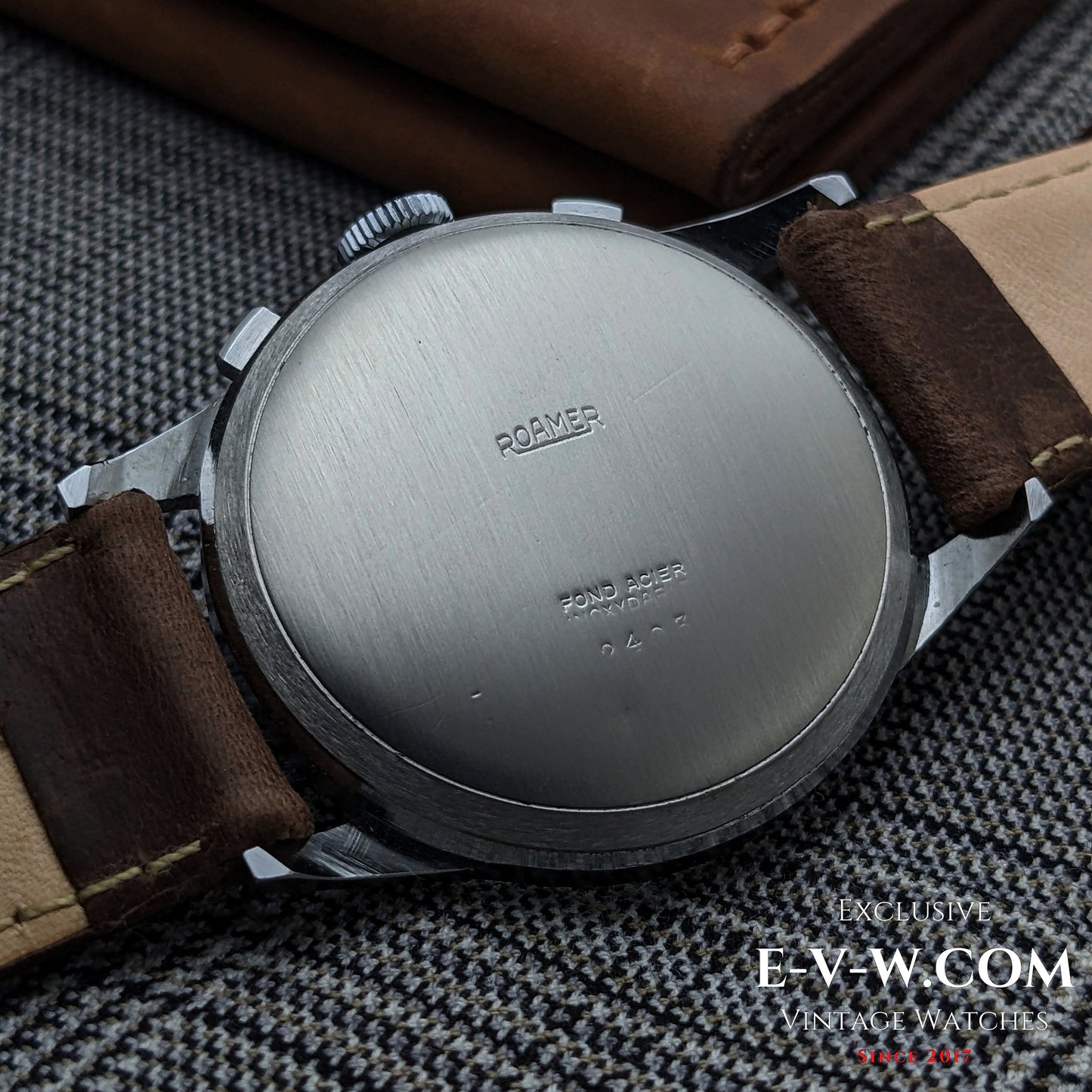 Chronographe Roamer Jumbo des années 1940 | Réf. 2403 | Valjoux 22 | Révisé 