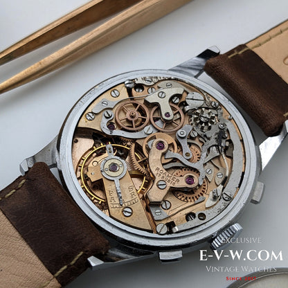 Chronographe Roamer Jumbo des années 1940 | Réf. 2403 | Valjoux 22 | Révisé 