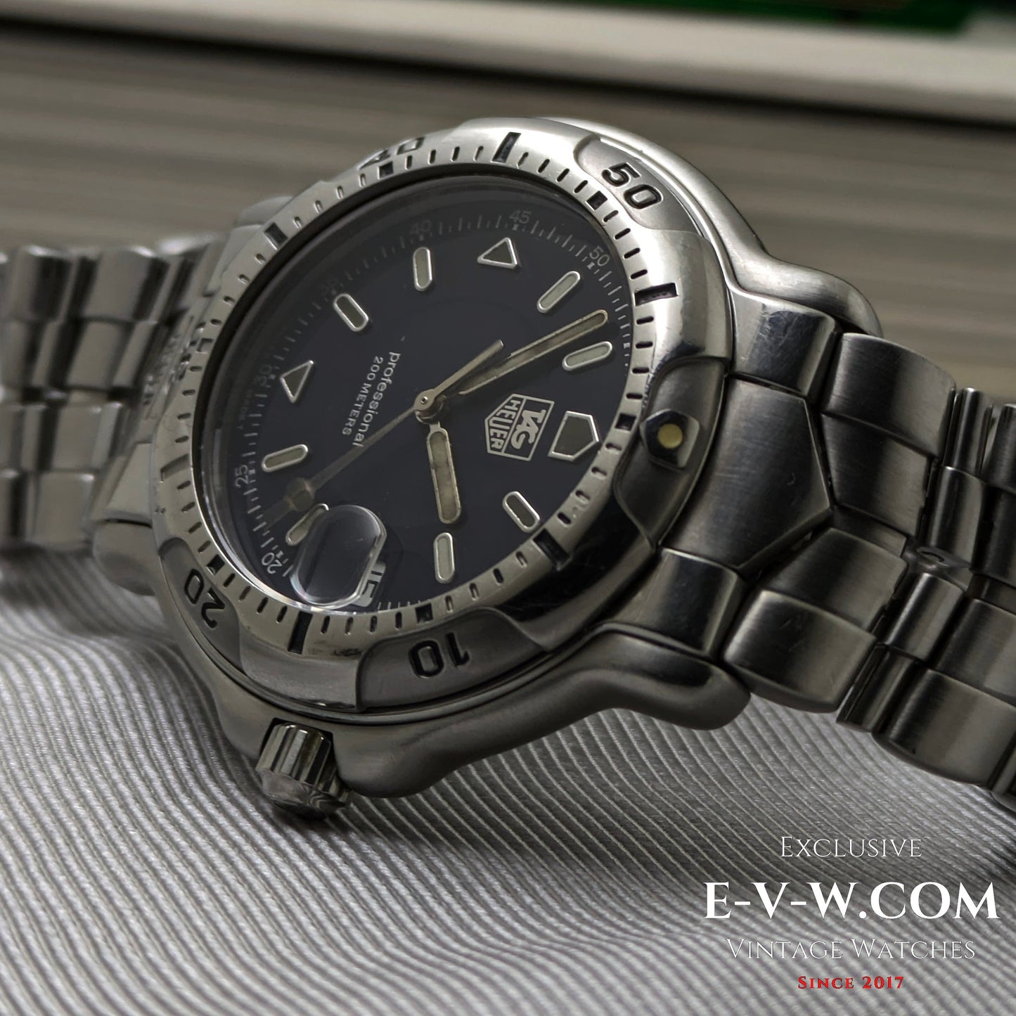 Montre TAG Heuer Professional 200 mètres / série 6000 des années 1990 | Réf. WH1115-K1 