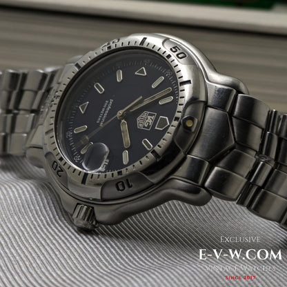 Montre TAG Heuer Professional 200 mètres / série 6000 des années 1990 | Réf. WH1115-K1 