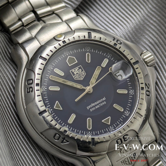 Montre TAG Heuer Professional 200 mètres / série 6000 des années 1990 | Réf. WH1115-K1 