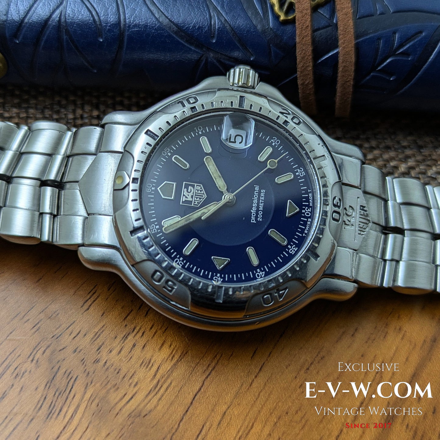 Montre TAG Heuer Professional 200 mètres / série 6000 des années 1990 | Réf. WH1115-K1 