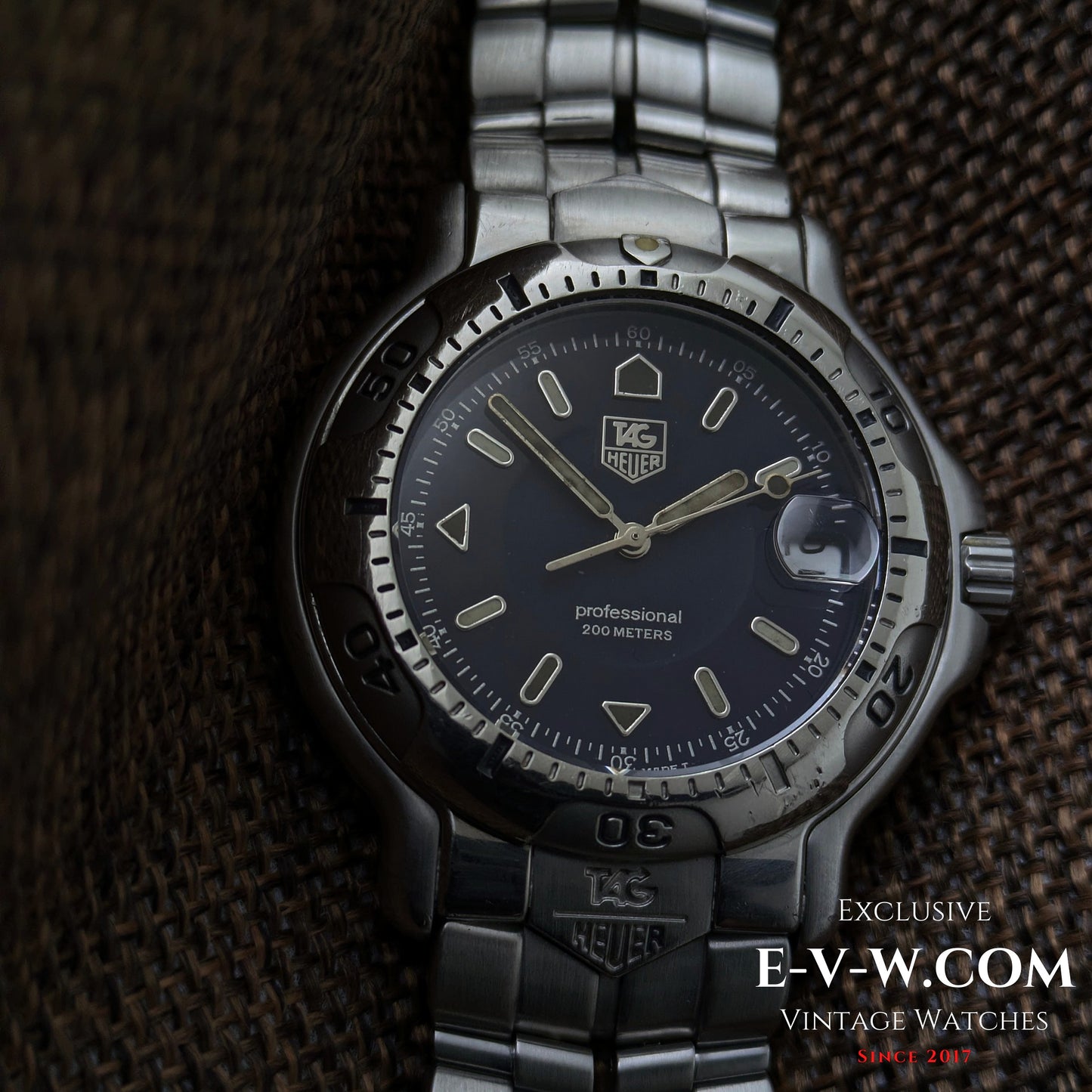 Montre TAG Heuer Professional 200 mètres / série 6000 des années 1990 | Réf. WH1115-K1 