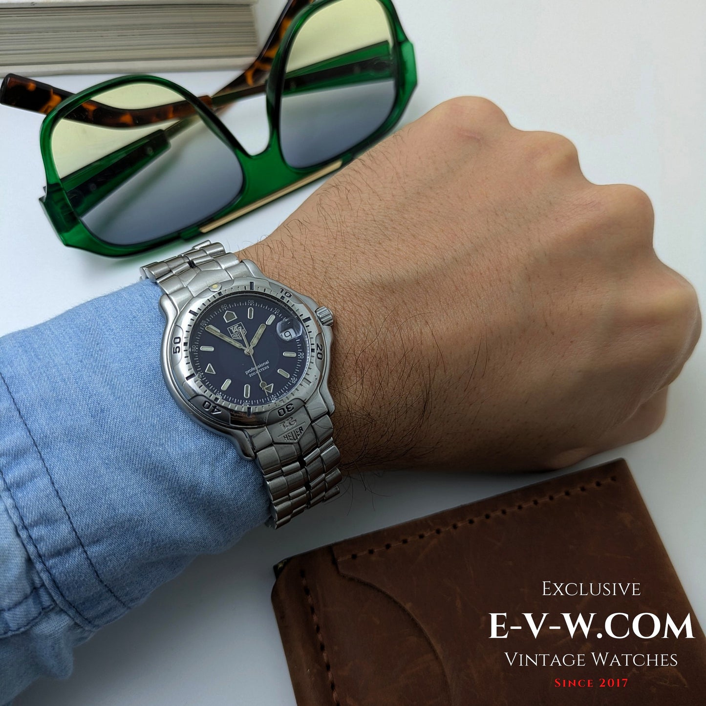 Montre TAG Heuer Professional 200 mètres / série 6000 des années 1990 | Réf. WH1115-K1 