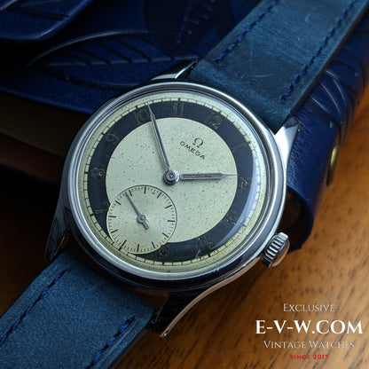 Omega Bullseye Vintage 1944 / Réf. 2383 / Cal. 32PC / Classique de l'époque de la guerre / Révisée 