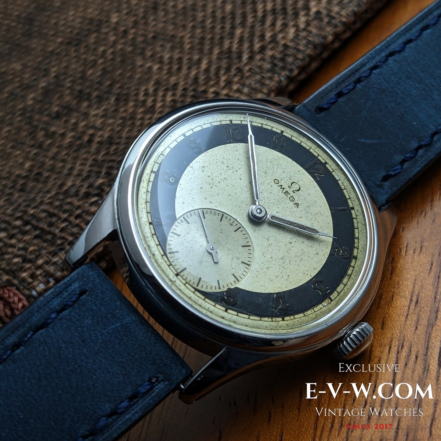 Omega Bullseye Vintage 1944 / Réf. 2383 / Cal. 32PC / Classique de l'époque de la guerre / Révisée 