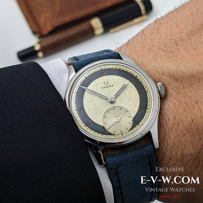 Omega Bullseye Vintage 1944 / Réf. 2383 / Cal. 32PC / Classique de l'époque de la guerre / Révisée 