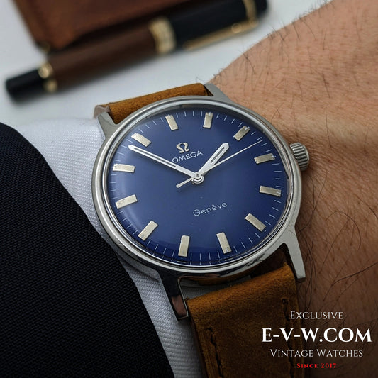 Montre vintage Omega Genève réf. 135.070 cal. 601 de 1969 