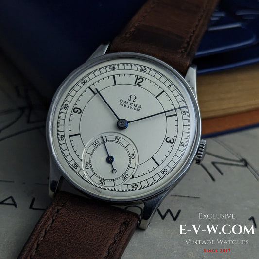 Omega Sector Dial de 1940 | Calibre 30T2 | Montre vintage | Révisée