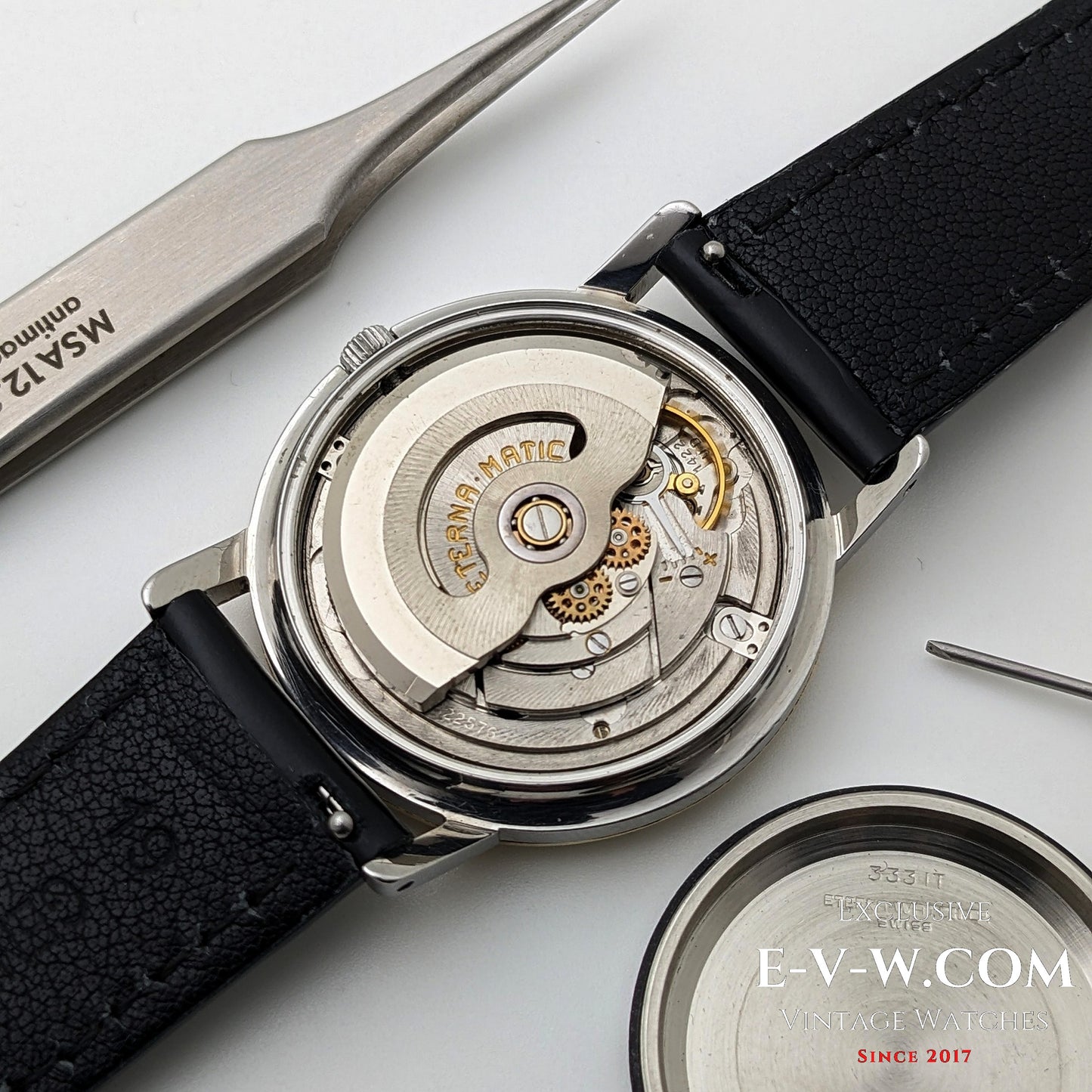 Montre Eterna-Matic Vintage 1963 | Calibre de précision 1422 | Révisée 