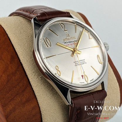 Montre Atlantic Worldmaster vintage | Calibre 696N | Révisée