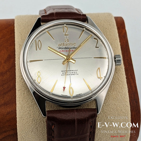 Montre Atlantic Worldmaster vintage | Calibre 696N | Révisée