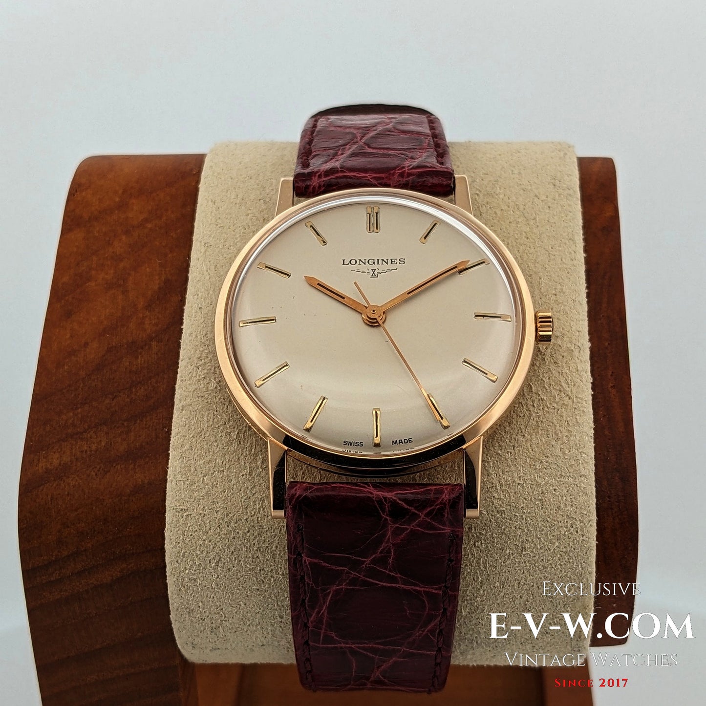 Montre Longines vintage de 1968 en or massif 18 carats, réf. 7785 - Cal. 284 / Révisée