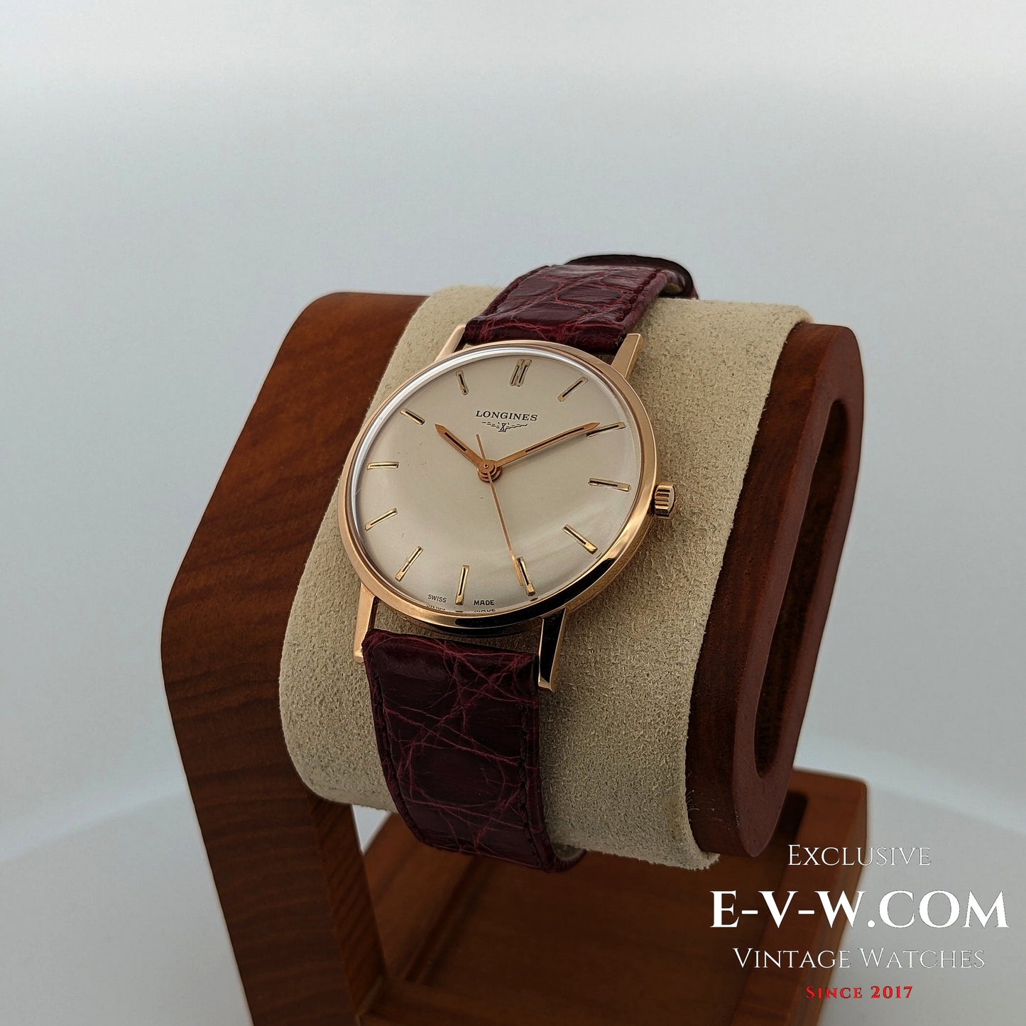 Montre Longines vintage de 1968 en or massif 18 carats, réf. 7785 - Cal. 284 / Révisée