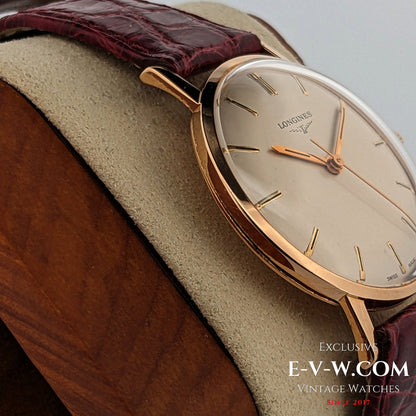 Montre Longines vintage de 1968 en or massif 18 carats, réf. 7785 - Cal. 284 / Révisée