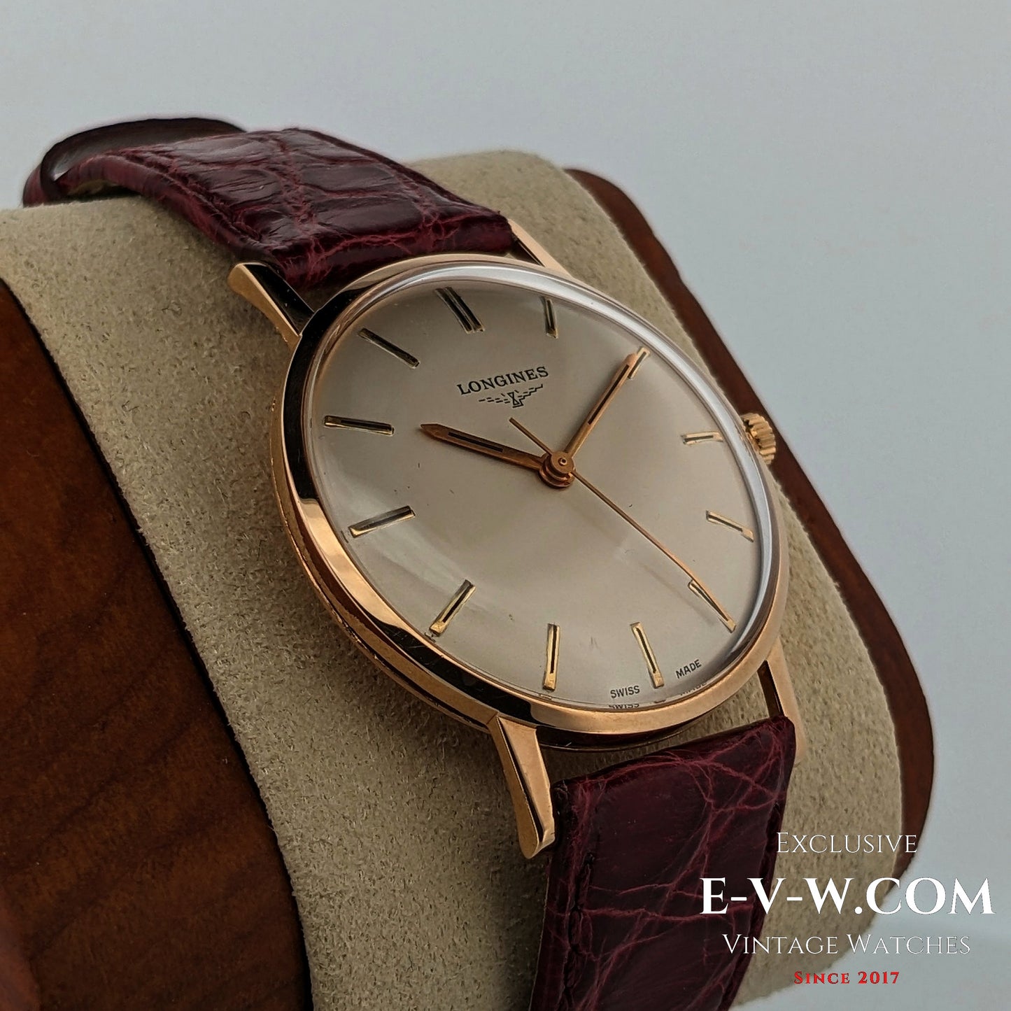 Montre Longines vintage de 1968 en or massif 18 carats, réf. 7785 - Cal. 284 / Révisée