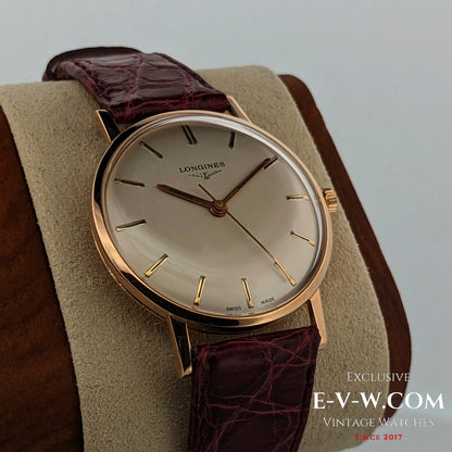 Montre Longines vintage de 1968 en or massif 18 carats, réf. 7785 - Cal. 284 / Révisée