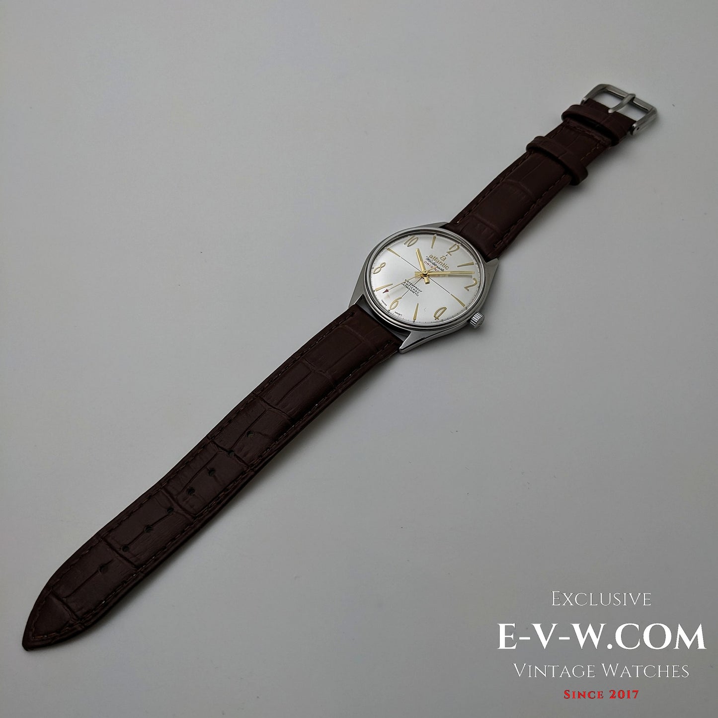 Montre Atlantic Worldmaster vintage | Calibre 696N | Révisée