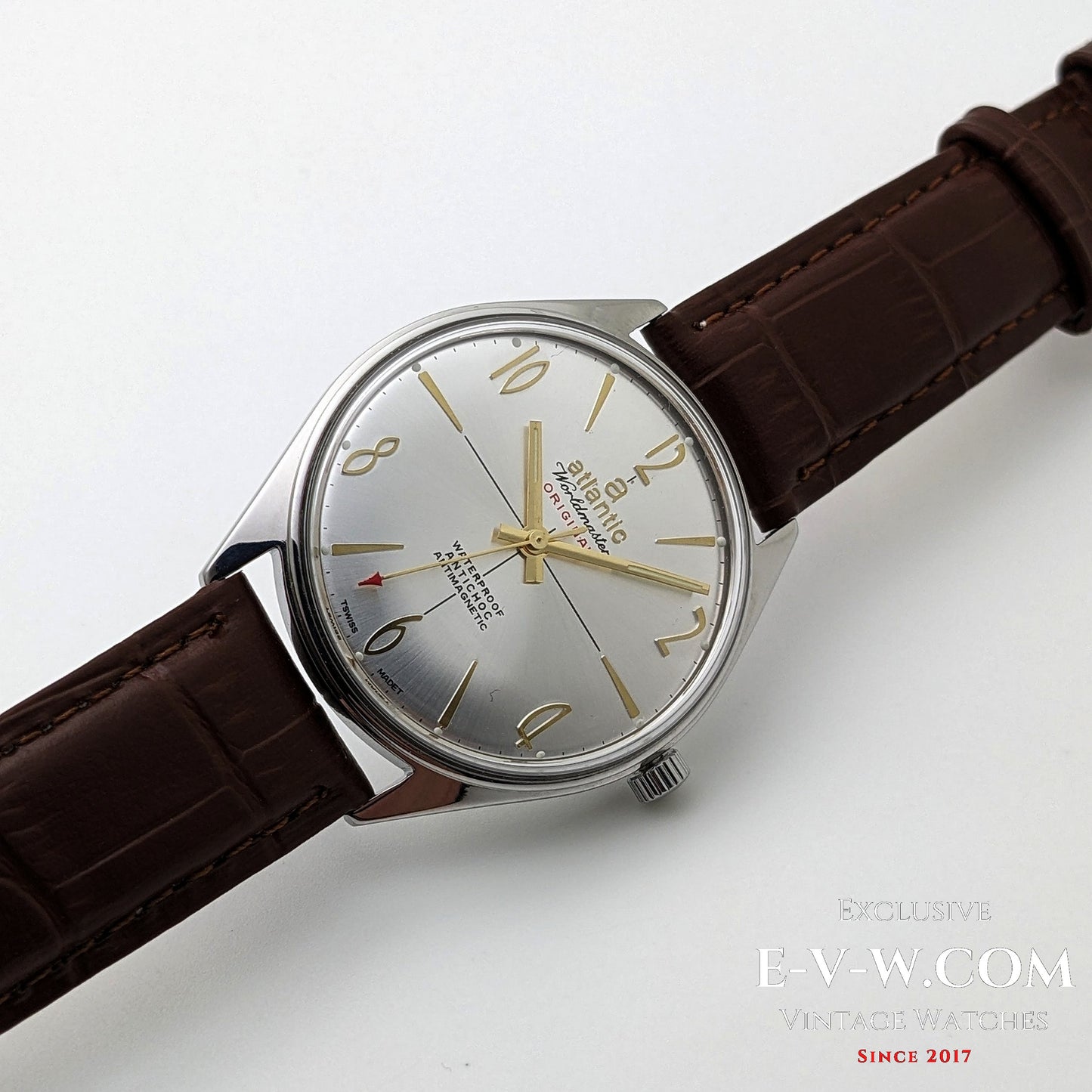 Montre Atlantic Worldmaster vintage | Calibre 696N | Révisée