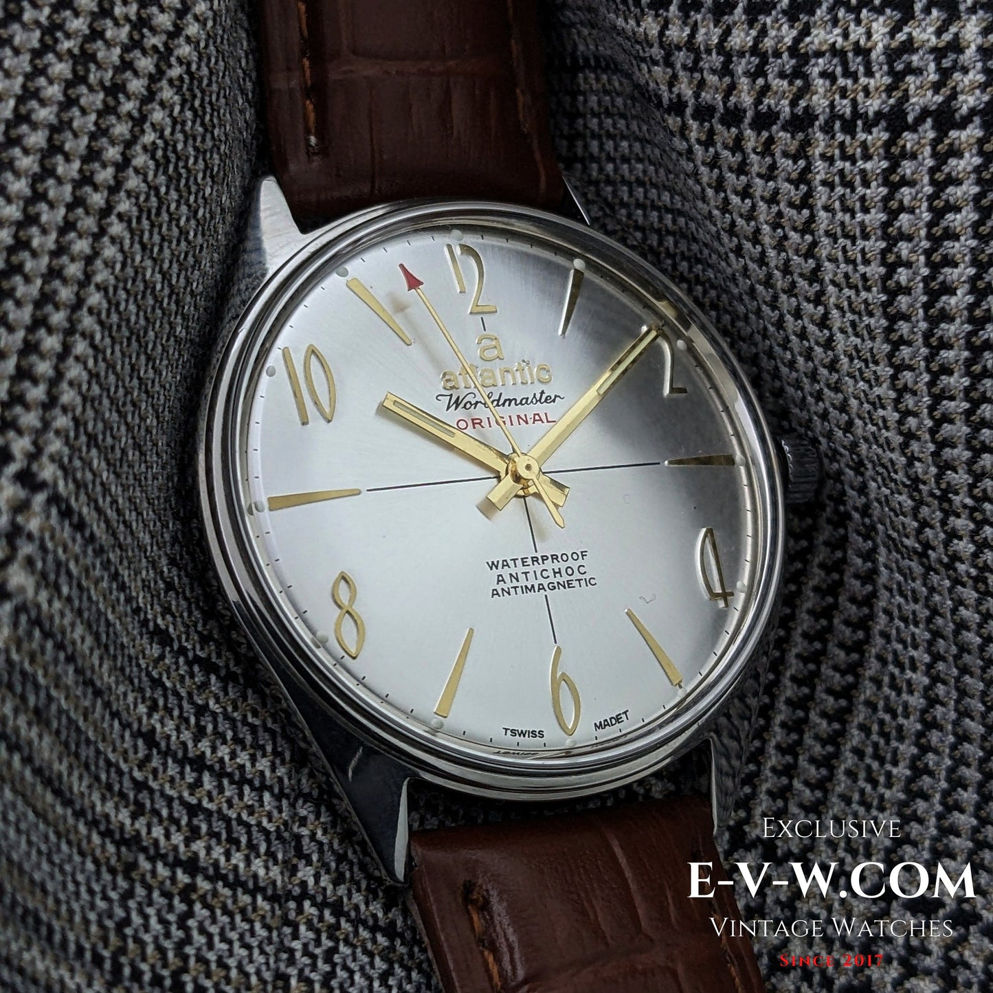 Montre Atlantic Worldmaster vintage | Calibre 696N | Révisée