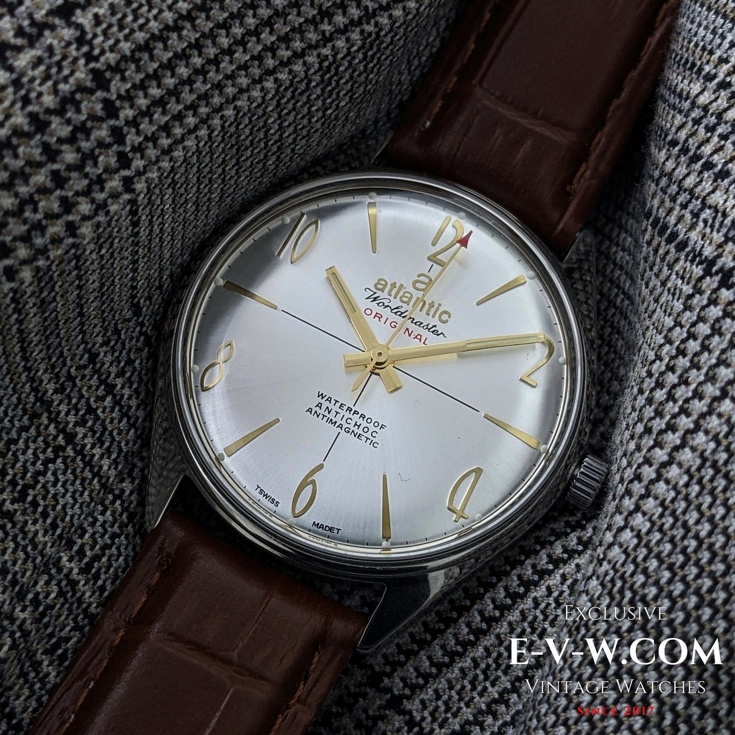 Montre Atlantic Worldmaster vintage | Calibre 696N | Révisée