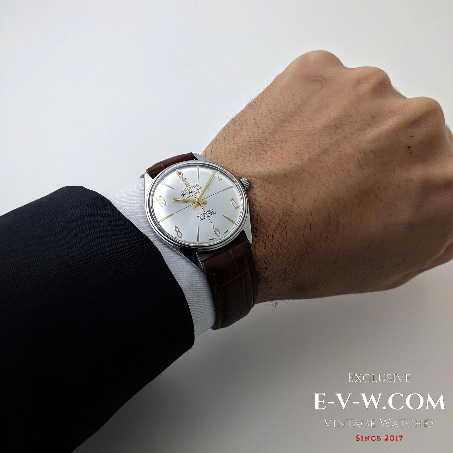 Montre Atlantic Worldmaster vintage | Calibre 696N | Révisée