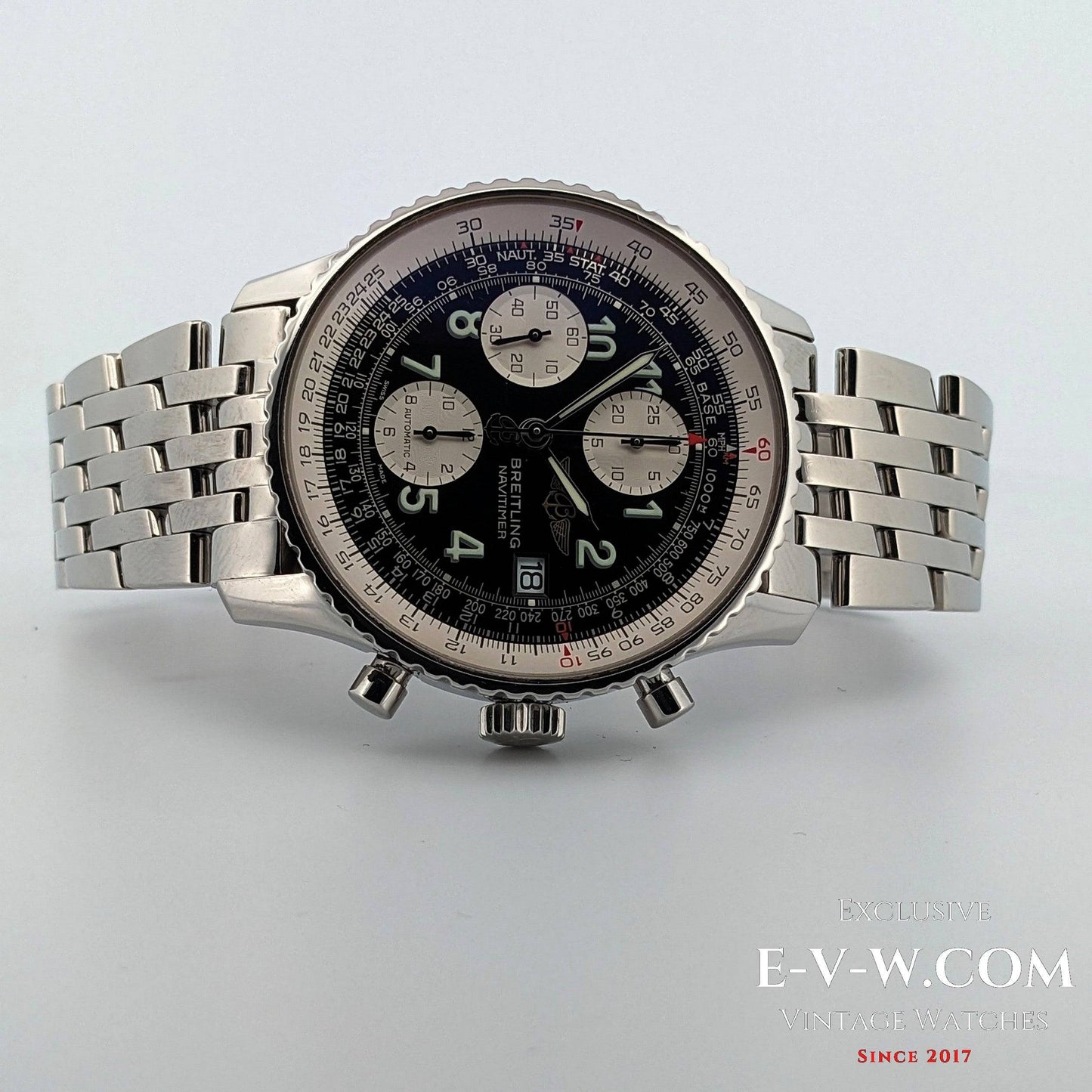 Breitling Old Navitimer A13322 / Ensemble complet / Boîte et papiers 