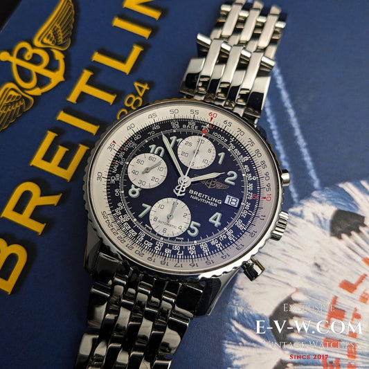 Breitling Old Navitimer A13322 / Ensemble complet / Boîte et papiers 