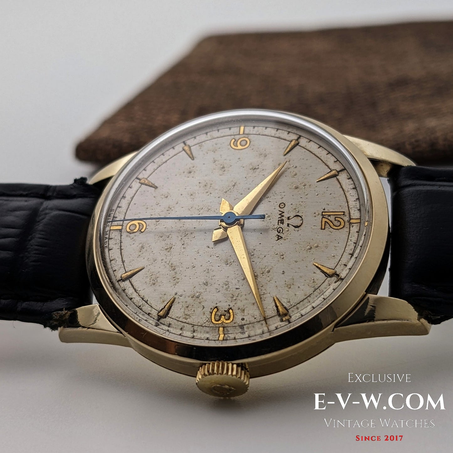 Omega Classique d'après-guerre / Réf. 2513-2 / Cal. 283 (30T2) / Montre-bracelet / Plaqué or 80 microns / Révisée 