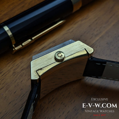 Montre Omega DeVille Super-Emeraude 1975 automatique rare / Plaqué or / Révisée