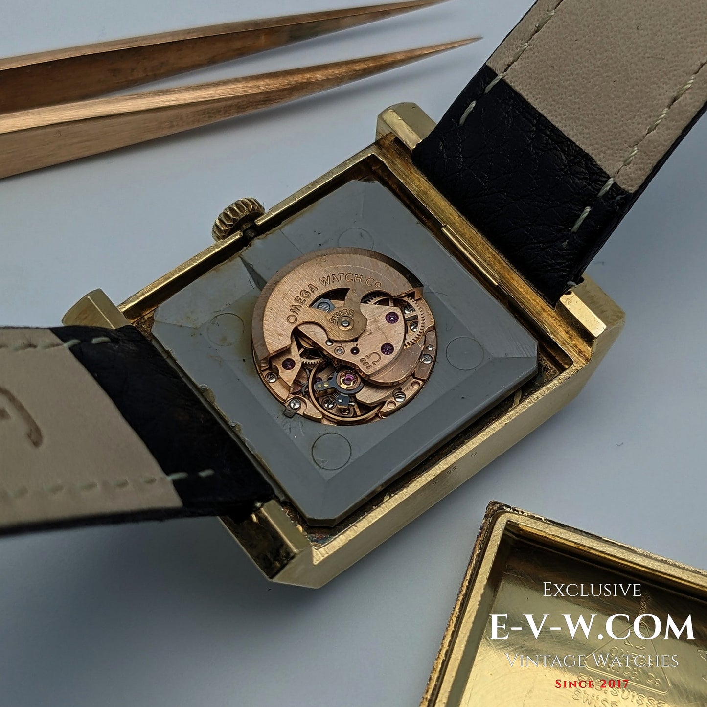 Montre Omega DeVille Super-Emeraude 1975 automatique rare / Plaqué or / Révisée