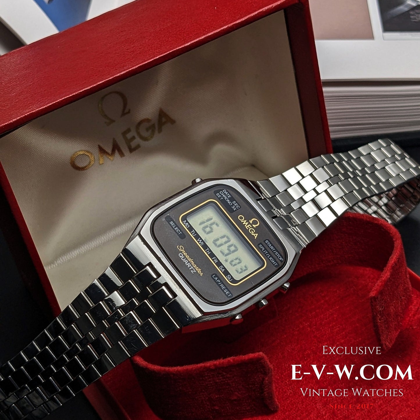 Omega Speedmaster Quartz LCD | Réf. 186.0009 / 396.0809 | Cal. 4310 | Vintage années 1970