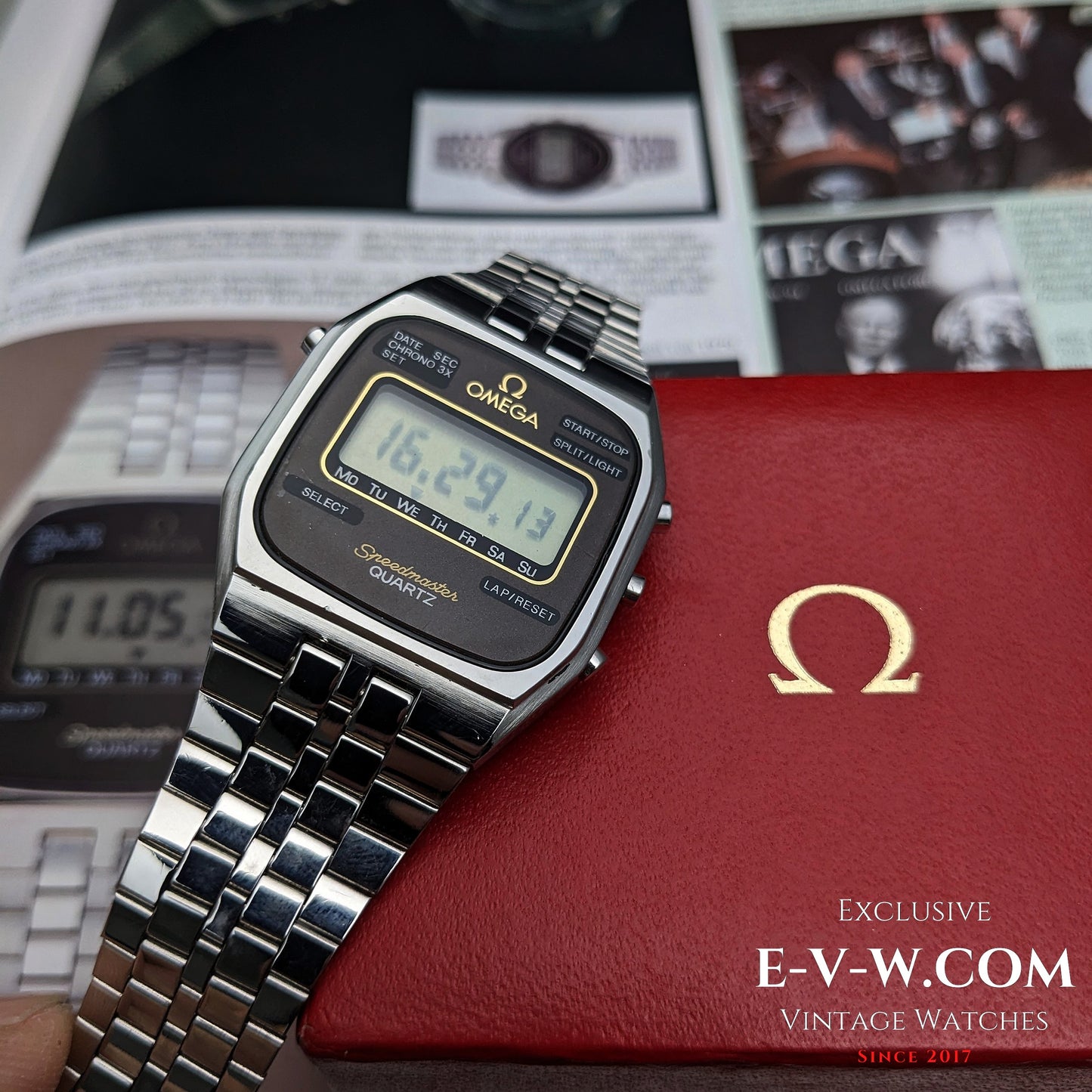 Omega Speedmaster Quartz LCD | Réf. 186.0009 / 396.0809 | Cal. 4310 | Vintage années 1970