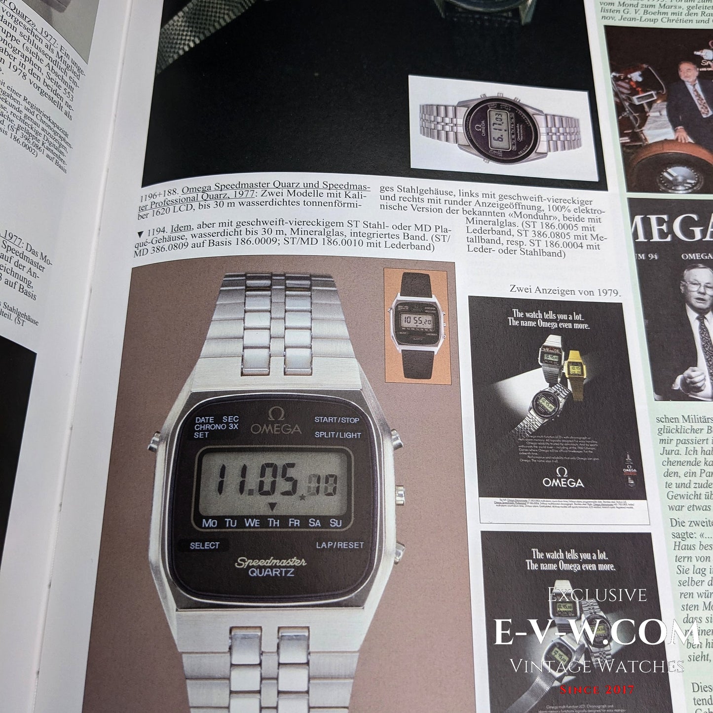 Omega Speedmaster Quartz LCD | Réf. 186.0009 / 396.0809 | Cal. 4310 | Vintage années 1970