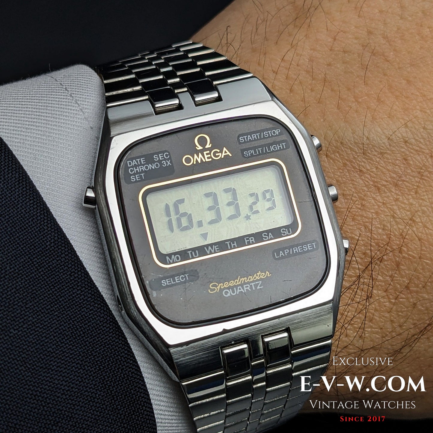 Omega Speedmaster Quartz LCD | Réf. 186.0009 / 396.0809 | Cal. 4310 | Vintage années 1970