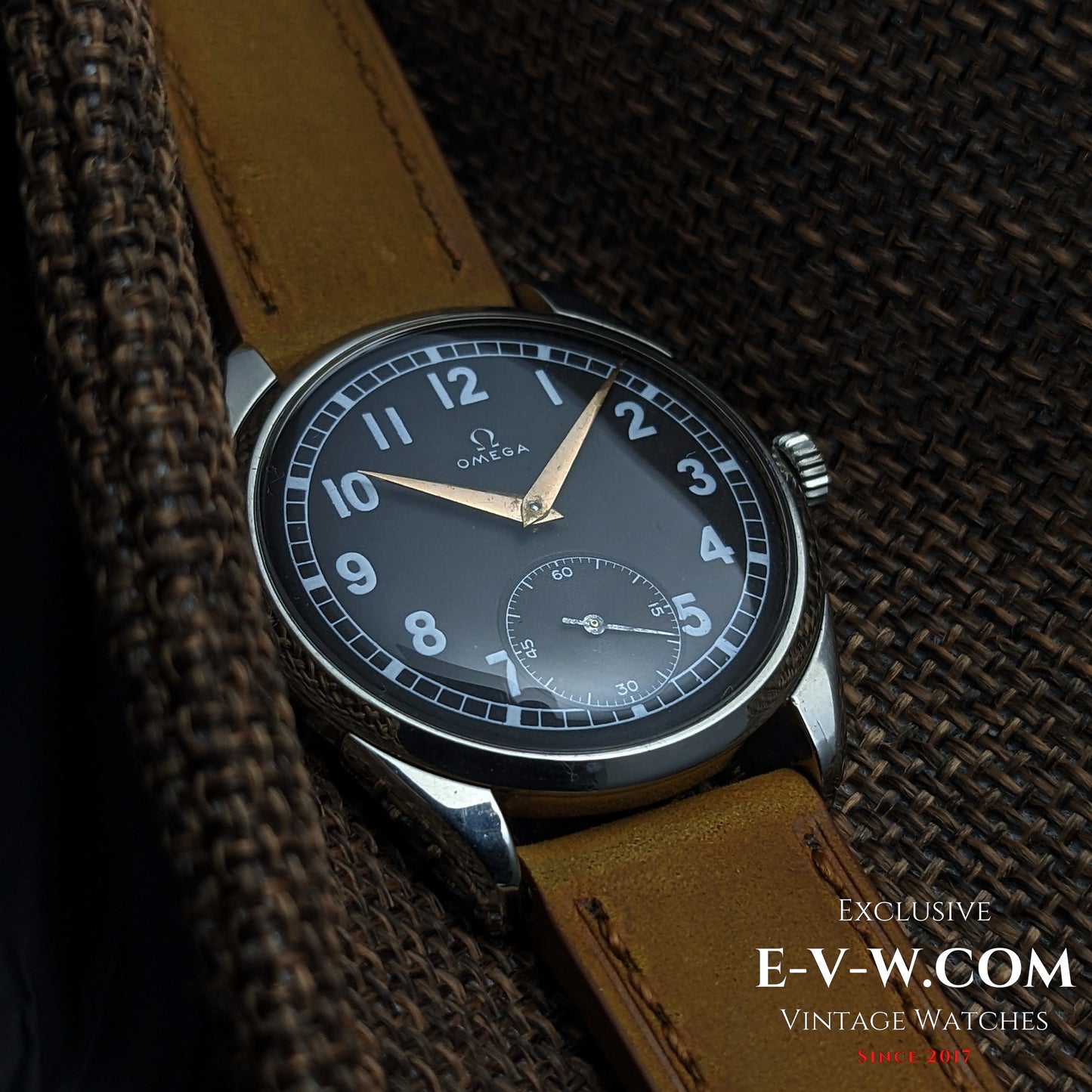 Omega Vintage Cadran Noir | Réf. 2900-1 | Cal. 267 (30T2) | Année 1956 | Révisée 