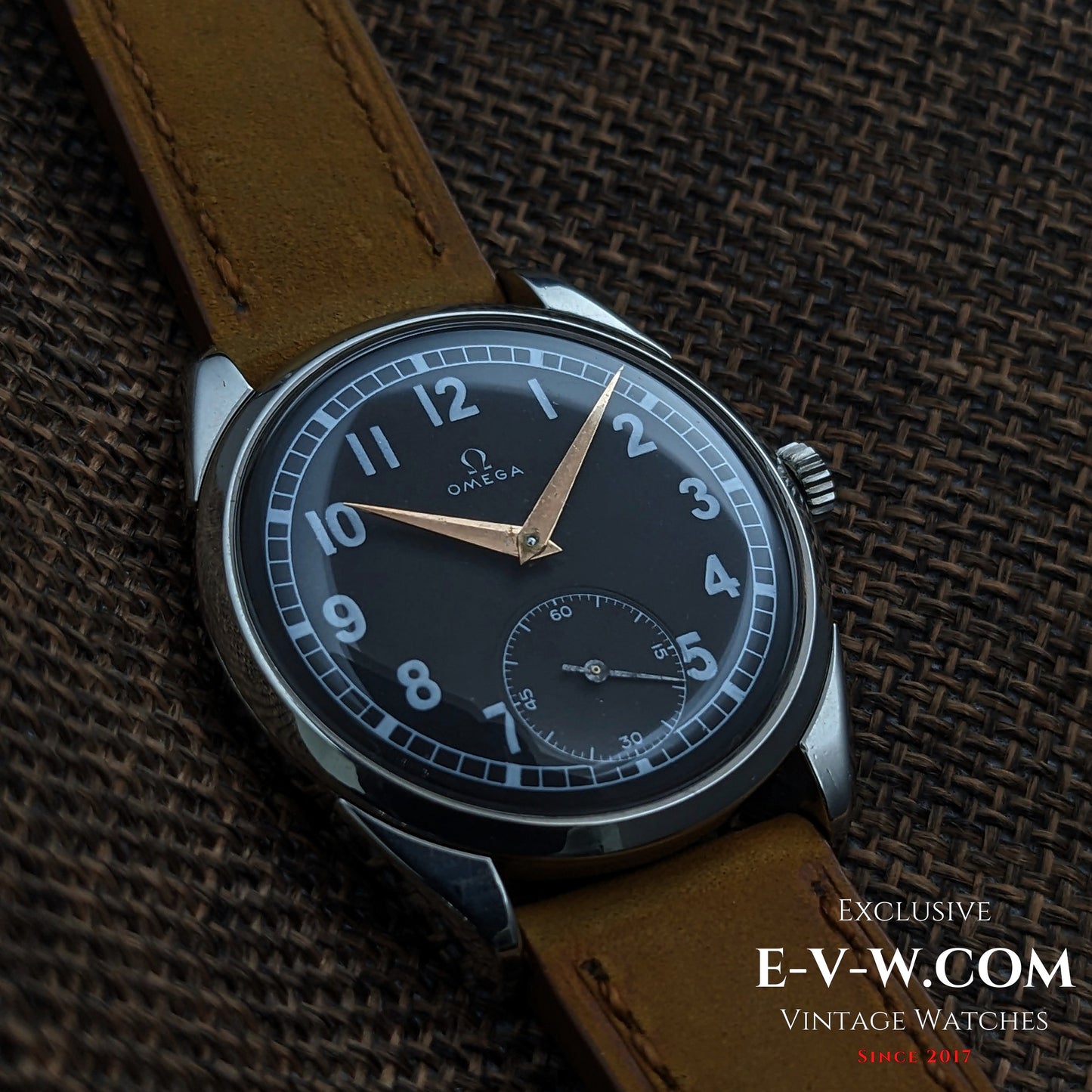 Omega Vintage Cadran Noir | Réf. 2900-1 | Cal. 267 (30T2) | Année 1956 | Révisée 